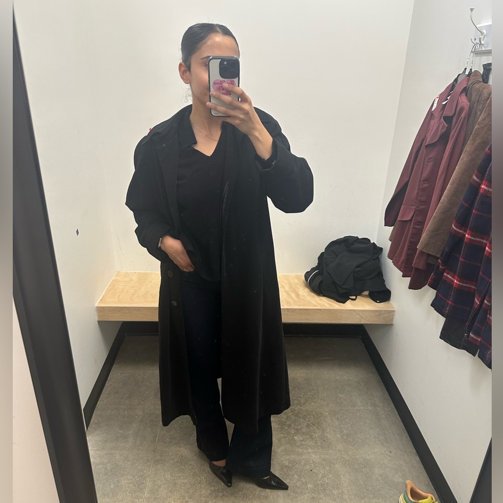 Black Long Trench Coat